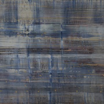 no. 2409, mixed media on aluminum 24 x 32 inches