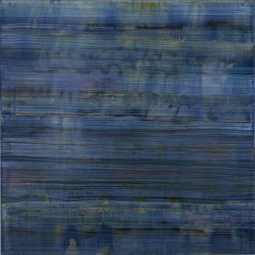 no. 2110, mixed media on aluminum 32 x 32 inches